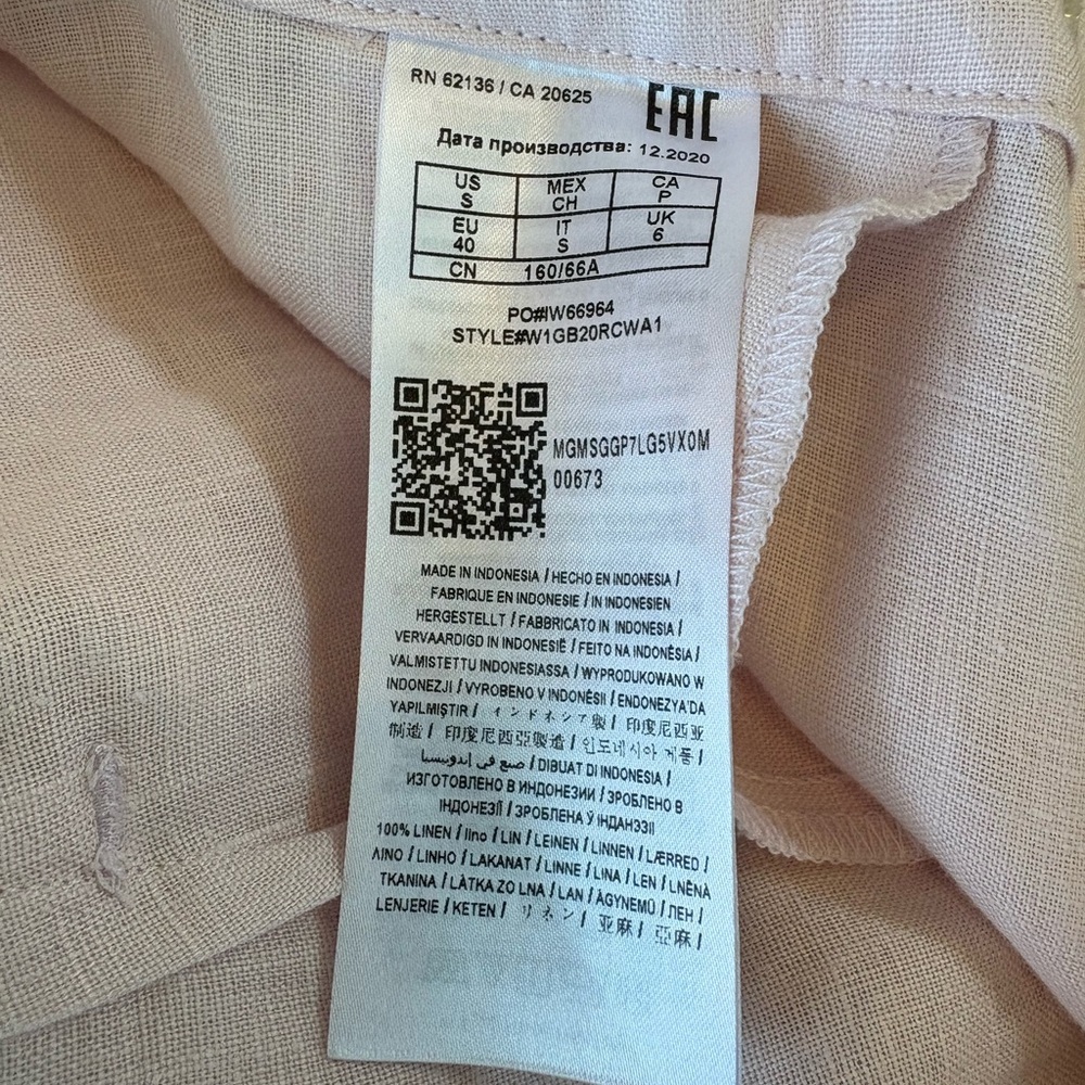 GUESS Linen Tessa Culotte Pant - Picture 10 of 10